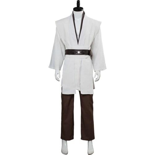 Wars Jedi Knight Robe Cloak Costume Anakin Skywalker Costumes Halloween Carnival Adult Men Uniform