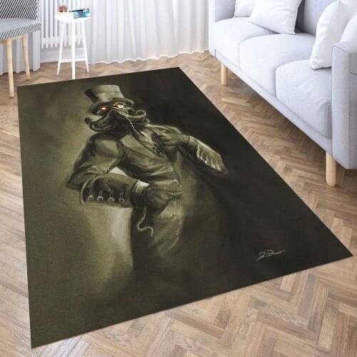 Dapper Cthulhu Carpet for Living Room 3D Anime Cartoon Rug Gamer Teen Room Bedside Lounge Rug Kids Children Floor Mats