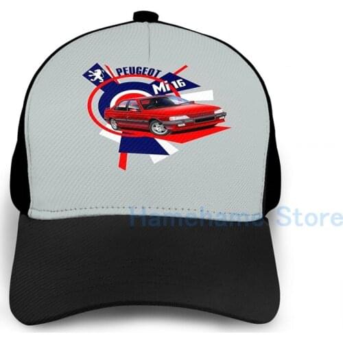 Fashion Peugeot 405 Mi16 Exploison Basketball Cap men women Graphic print black Unisex adult hat