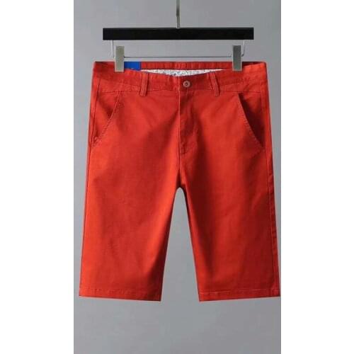 Men Summer Small Horse Casual 100% Shorts Streetwear Bottoms Male Homme Horme Solid Color Short Pants Plus Size Pant Style