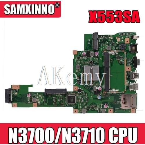 New ! Akemy X553SA Motherboard For Asus X553SA X553S X553SA F553S A553S Mainboard 100% test OK W/ N3700/N3710 CPU