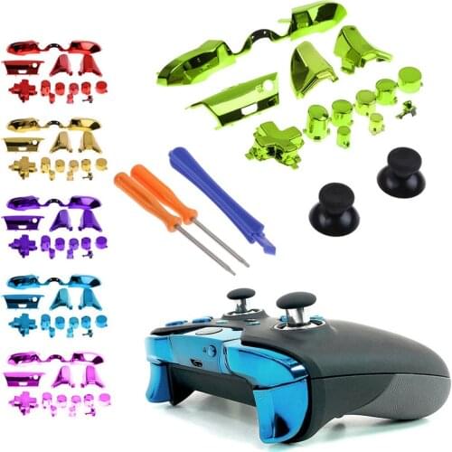 Full Set RB LB Bumper RT LT Trigger Buttons Mod Kit For Xbox One S Slim Elite Controller Analog Stick Dpad LB RB LT RT