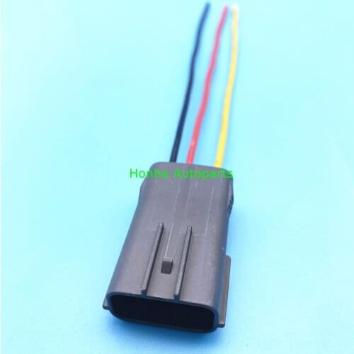 Free Shipping 3 Pin 6195-0012 DL 090 Male Waterproof Sensor Connector For Nissan Mazda RX8 Ignition Coil Socket wire harness