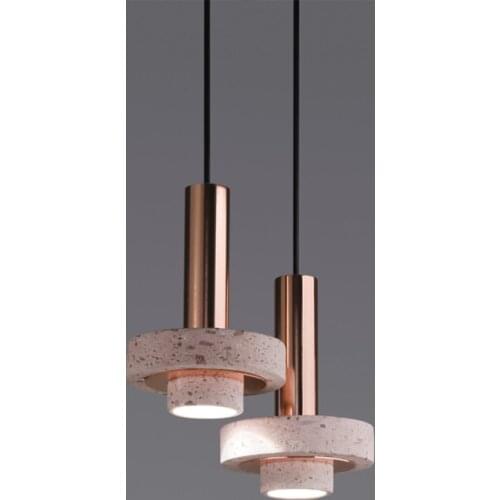 Luxury Bedroom Pendent Lamp Nordic Living Room Dining Room Restaurant Kitchen Counter Bar Pendent Lights Creative LED Stone Ligh