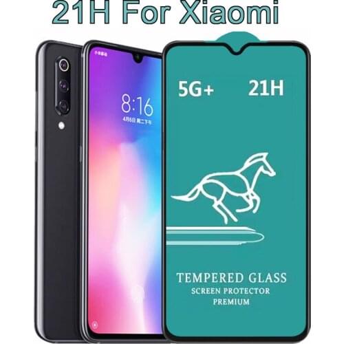 Sinzean 100pcs For Xiaomi Redmi Note 10 Pro/9A/8A/Note 8T/Note 9 Pro/Note 7 Pro/K40 21H Full Cover Glue Tempered Glass