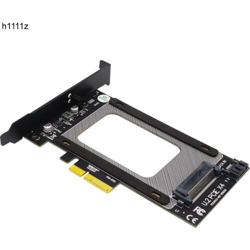 U2 to PCI E Adapter Card Riser PCI Express 3.0 4X U.2 SFF-8639 Adapter PCIe U.2 SSD to PCI-E Card Support Intel 2.5" NVME U2 SSD