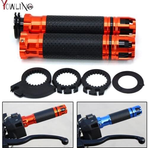 CNC Universal Motorcycle Handlebar 22mm Hand Grips End Cap for honda cr 250 f4i vfr800 cbr1100xx suzuki bandit 600 gsr 750 GSX