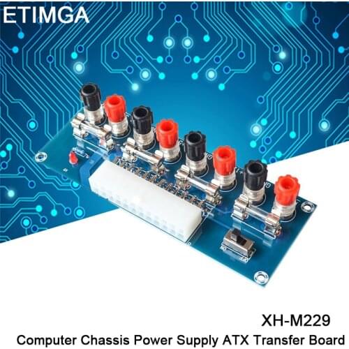 XH-M229 Desktop Computer Chassis Power Supply ATX Transfer Board Power Take off Board Power Output Terminal Module