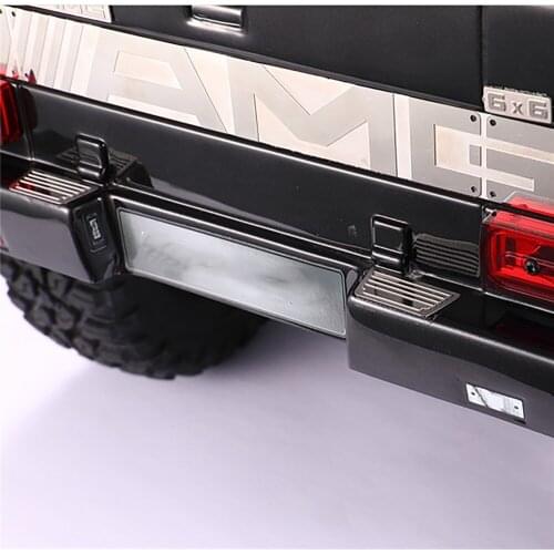 2pcs Rear Bumper Trunk Pedal Decoration Sheet for 1/10 Traxxas TRX6 G63 TRX4 G500 RC Car Accessories