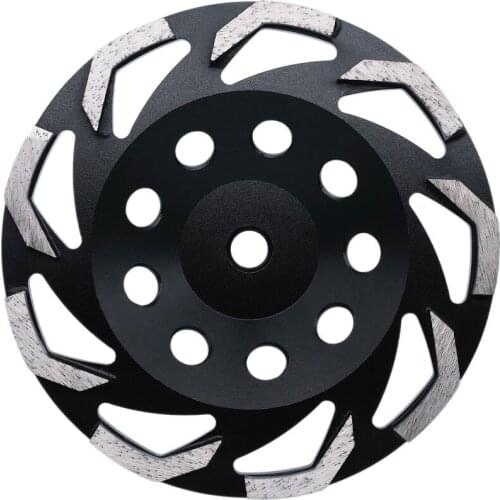 7 Inch 1PC Diamond Cup Grinding Wheel High Quality Concrete Floor Sanding Disc With 5/8-11 & M14 For Angle Grinder Grit 30-100