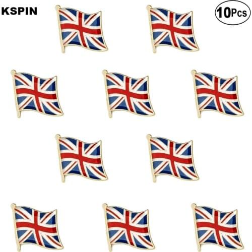 United Kingdom Flag Lapel Pin Flag badge Brooch Pins Badges 10Pcs a Lot