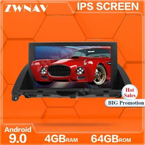 Touch screen Android 9.0 Car Multimedia Player For Mercedes Benz C Class W204 C200 2007-2014 GPS Audio Radio stereo BT head unit