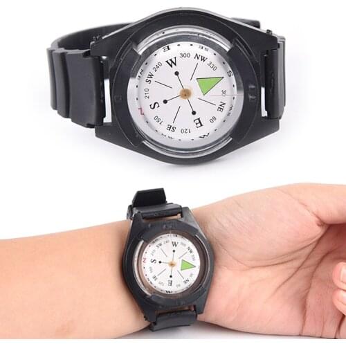 Strap Band Bracelet Newest Tactical Wrist Compasses Military Camping Outdoor Survival Accessories