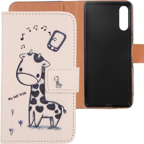 For Sony Xperia L4 Case 6.2 inch Leather Flip Wallet Protective Case For Sony Xperia L4 Phone Case