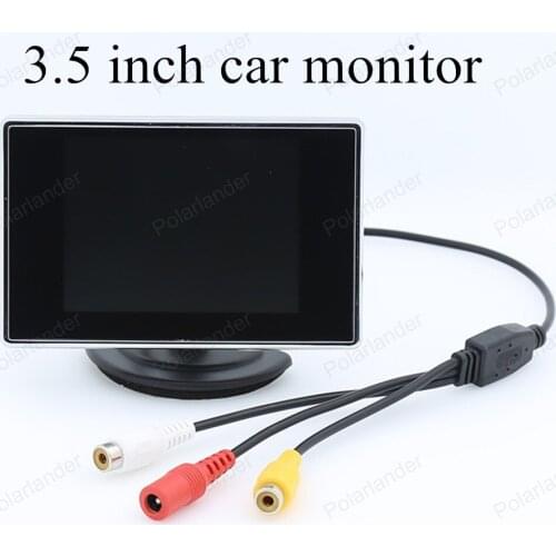 3.5 inch digital color TFT LCD car monitor car reverse rearview parking system for car backup rear view camera car styling