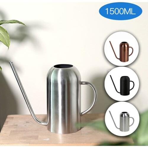 Long Spout Water Cans Watering Bottle Outdoor Indoor Gardening Plants Watering Pot 1.5L Portable Garden Tool