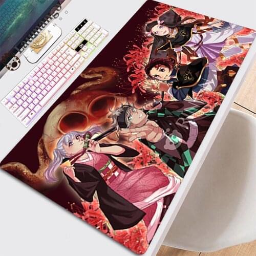 Mouse Pad Custom Carpet Extended Anime Gamer Accessories Table Pads Kawaii Gaming Computer Mats Xxl Pc Handsome Black Clover Pad