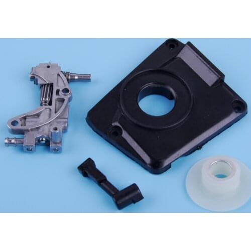 LETAOSK New Oil Pump Cover With Pipe And Worm Tool Fit For Chinese 4500 5200 45cc 52cc Chainsaw
