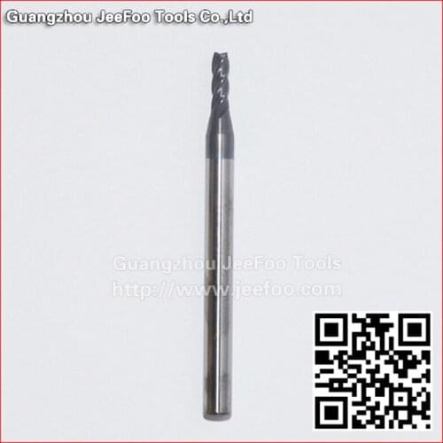 MA-4F-2.5 * 4 * 50L double-edged four-blade tungsten steel milling cutter