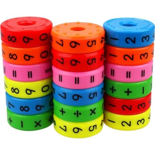 Magnetic Mathematics arithmetic Learner for Children in Bao-you Kindergarten Numerals Cylinder Learning Toy