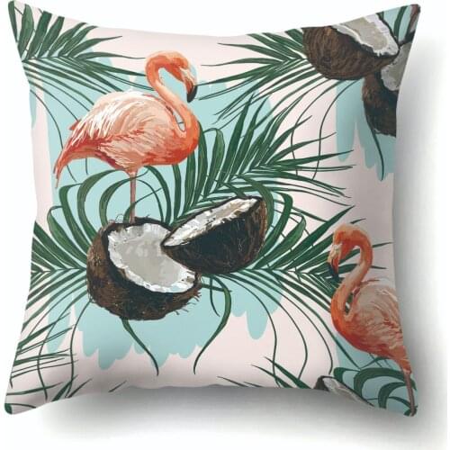 Cute Cartoon One Side Print Cushion Cover Polyester Decorative for Sofa Seat Soft Throw Pillow Case Cover 45x45cm Home Decor