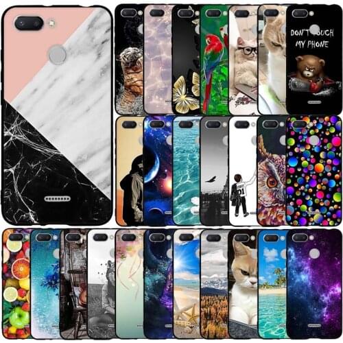 Soft Silicone Case For Xiaomi Redmi 6 Case Full Protective Soft Tpu Back Cover Phone Case For Xiaomi Redmi 6 Redmi6 Coque
