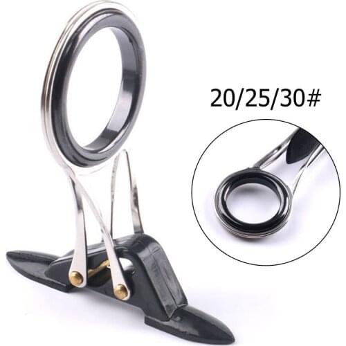 Fishing Rod Guides Pole Repair Kit Stainless Steel Rod Guide For Fishing Rods Repair Building Pole DIY Eye Line Rings Tool