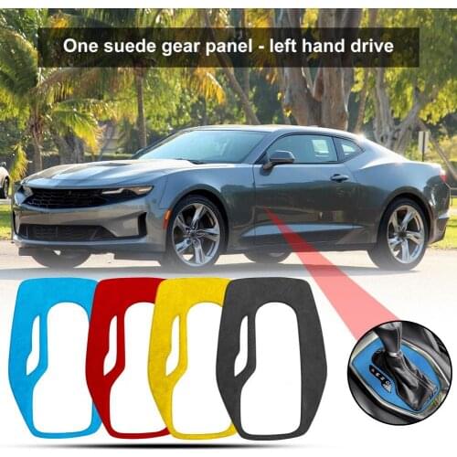 Gear Panel Trim Sticker Anti-scratch Solid Color Modified Wear-resistance Interior Decorative for Chevrolet Camaro 2016-2020Left