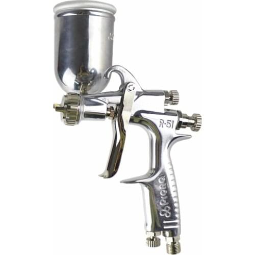 Clearing Professional Mini Repair Spray Gun for Cars Paint Pneumatic Tool Paint Sprayers Air Painting Tools R-51 Nozzle 0.8mm