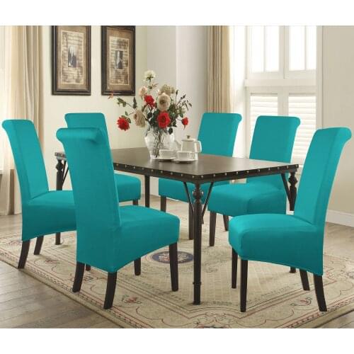 Pure Color Waterproof Chair Cover Stretch Spandex Stretch Cover Chair Cover White Restaurant Kitchen Wedding Banquet Hotel