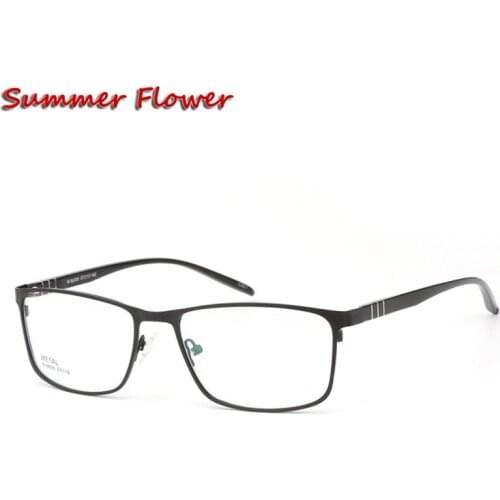 Chashma Brand Large Frame Alloy Eyeglasses Diopter Glasses Frames Men Big Mens Glasses Optical for Wide Face Frame Width 142 mm