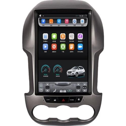 Ranger F250 12.1 inch Vertical touch Screen Android Car GPS Navigation multimedia Video Bluetooth Wifi