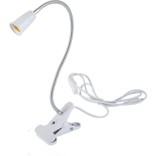 Adjustable 360 Degree Twisted Flexible Metal Tubing LED Light Clip-On Reading Lamp Book light Book Reader Mini Bright Desk Lamps