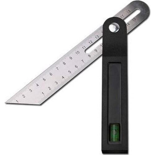 Sliding T Bevel Square Gauge Protractor Angle Transfer Tool With Bubble For Accurate Angles bevel square protractor