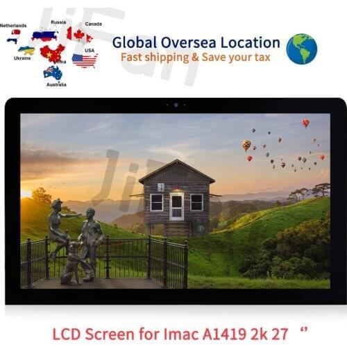 Brand New For iMAC A1419 2k Retina LCD Screen With Glass Assembly LM270WQ1 SD F1 OR F2 Late 2012 2013 EMC 2546 2639