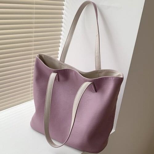 Women Bags Designer Tote Bolsos Grandes Para Mujer Summer Shopper Bag Soft Big Handbag Baratas Travel Shoulder Double-sided New