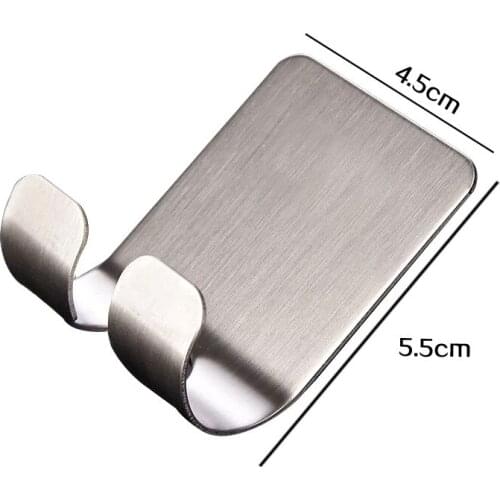 1PC 304 Stainless Steel Razor Holder Men Shaving Shaver Shelf Shaving Razor Rack Bathroom Home Viscose Wall Hooks Hanger