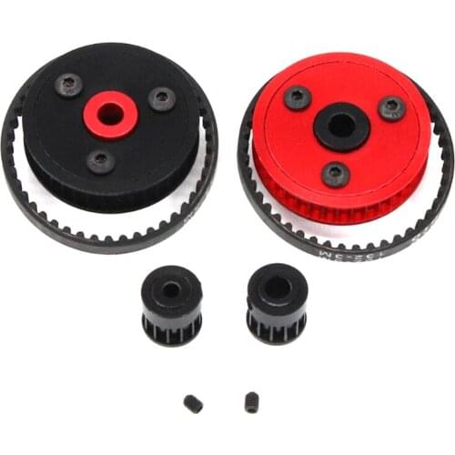 3.2/5.0mm Belt Drive Transmission Gears System for 1/10 RC Car Crawler
