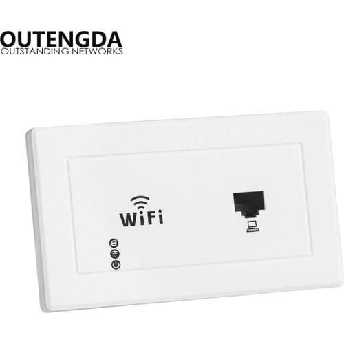 300Mbps 118 us standard iN Wall mount Wireless AP Access Point Socket WiFi Range Repeater Extender Router for hotel office rooms