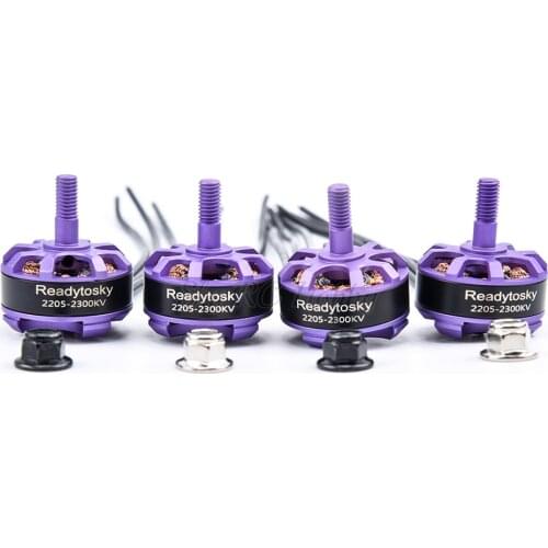 4pcs/lot 2205 2300KV Brushless Motor 3-4S CW CCW Motor For Chameleon 220mm Wizard X220S X220 FPV Racing Drone Quadcopter