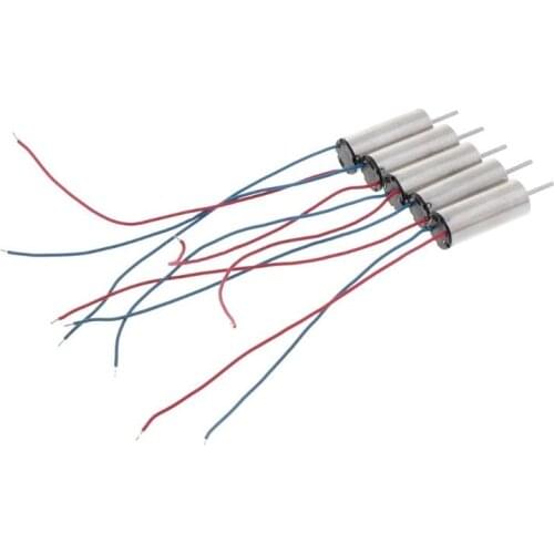 5pcs 3.7V Long Shaft 615 DC Motor Micro High Speed Toy Model Motors Hollow Cup D7WA