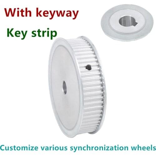 80 Teeth HTD 5M Synchronous Timing Pulley Bore With keyway Key strip for Width 15/20mm HTD5M Gear wheel 80Teeth 80T