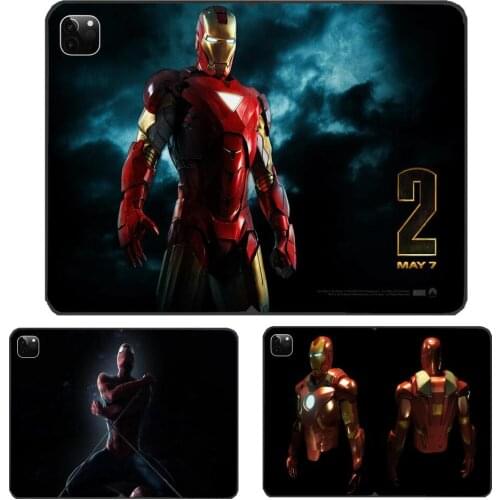 Marvel Avengers Iron Man Spider-Man Captain America iPad Case For i Pad 10.2 Case Hunter X Hunter Soft Silicone Back Funda Prote