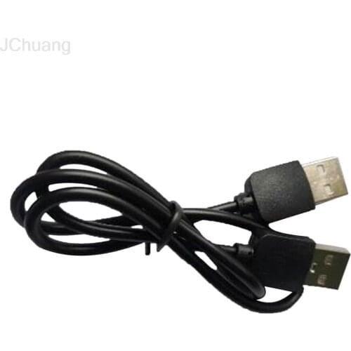 Black 400mm(L) USB 2.0 Male To Male Extension Connector Adapter Data Cable Cord Connectors For PC Smart Phone