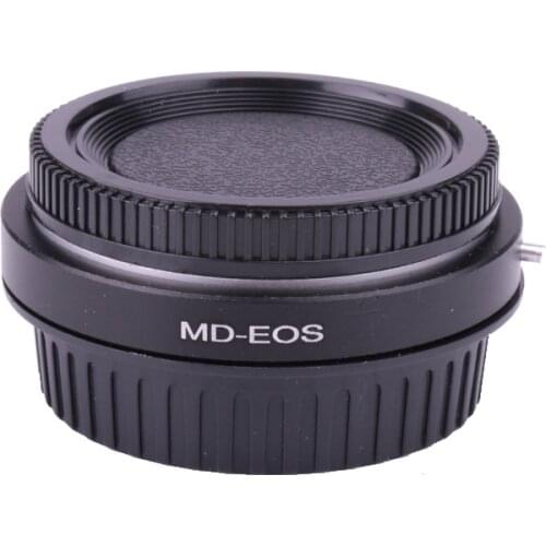 For MD-EOS Mount Adapter Ring Minolta MD MC with Glass Lens to for CANON EOS 60D 650D 7D 600D T4 T3 Camera
