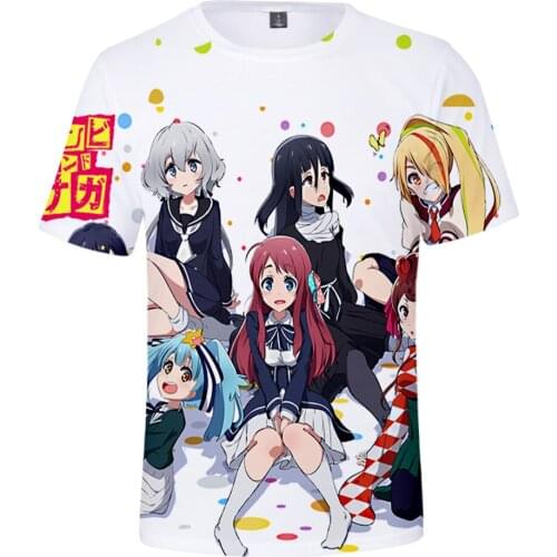 Zombie land saga 3D Printed T-shirts Women/Men Fashion Summer Short Sleeve Tshirts Hot Sale Casual Streetwear Clothes