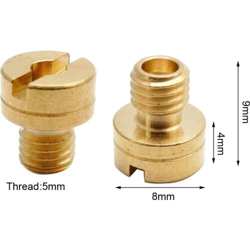 5mm Thread Carburetor Main Jet Round Head Size 70-122.5 for Mikuni Carb VM22/24/26 Motorcycle TTR FZR Suzuki BS26/GN125/EN125