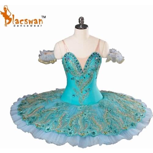 2017 New Blue Classical Ballet Tutu Costume Professional for Kids BT819 Platter Custom Size Professional Tutu Ballet Costumes