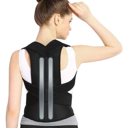 Women Men Scoliosis Posture Corrector Back Support Brace Spine Corset Belt Shoulder Therapy Support Bad Posture Correction Belt