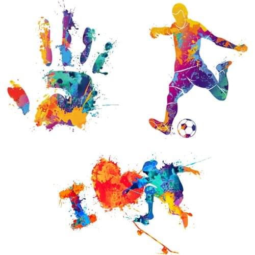 Colorful Girl Iron-On Transfers For Clothing Cartoon Applique Stripes On Clothes DIY Fashion Stickers Thermo-sticker Ptach